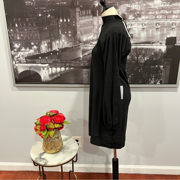 Good Luck Gem Black Twofer Shrug Dress - Size Medium- New With Tag- Reemoly - Picture 8 of 15